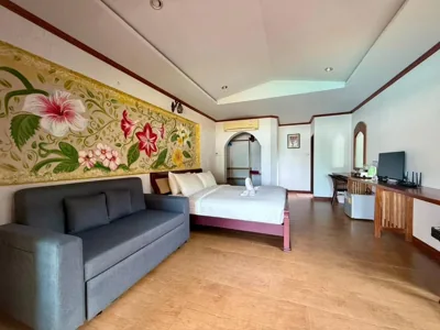 Deluxe Double Room with Sea View — Nice Beach Resort Koh Pha-ngan